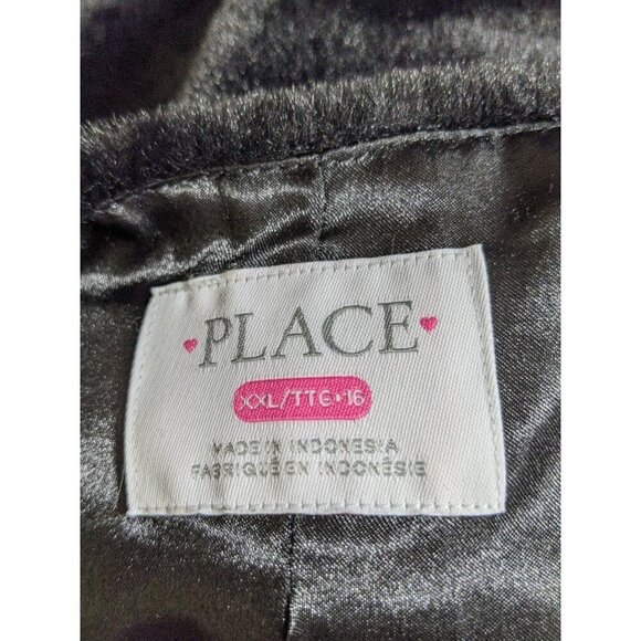 Girls XXL Faux Fur Black Capelet Wrap Shrug Holiday Event Formal Bow Soft - Picture 4 of 5